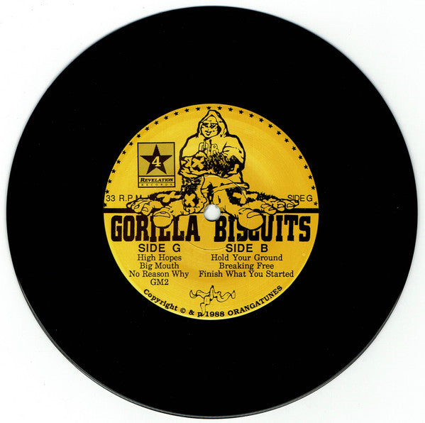 Gorilla Biscuits : Gorilla Biscuits (7", RP)