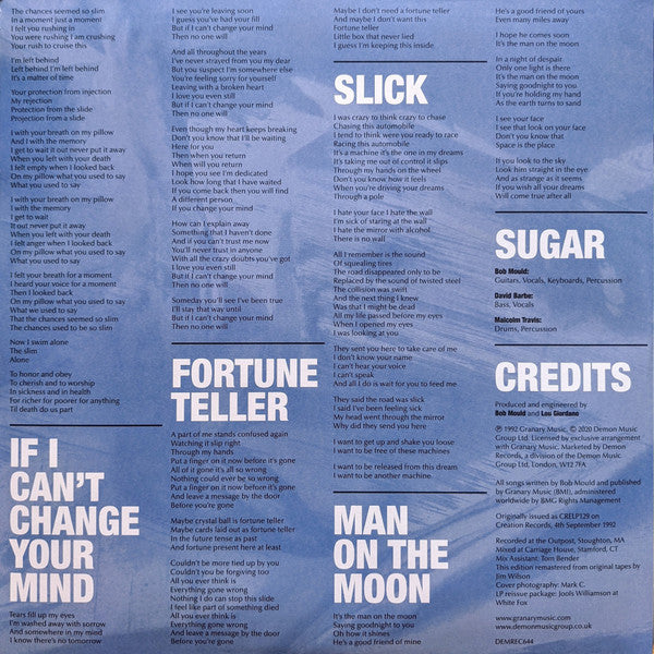 Sugar (5) : Copper Blue (LP, Album, RE, RM, Cle)