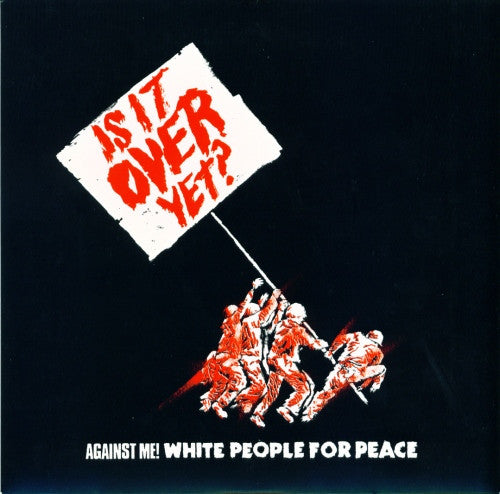 Against Me! : White People For Peace (7", Single, Whi)