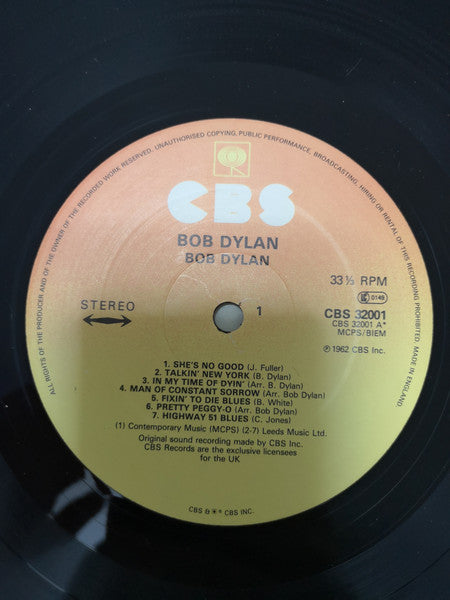 Bob Dylan : Bob Dylan (LP, Album)
