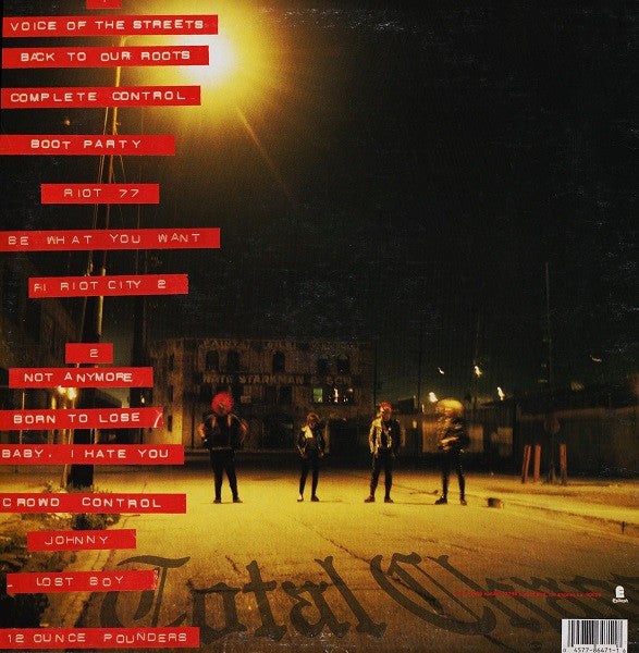 Total Chaos (2) : Anthems From The Alleyway (LP, Album)