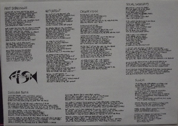 Citizen Fish : Flinch (LP, Album)