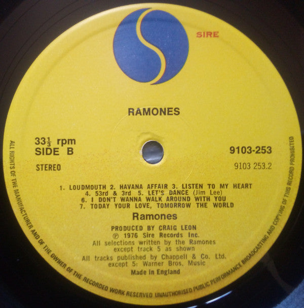 Ramones : Ramones (LP, Album)