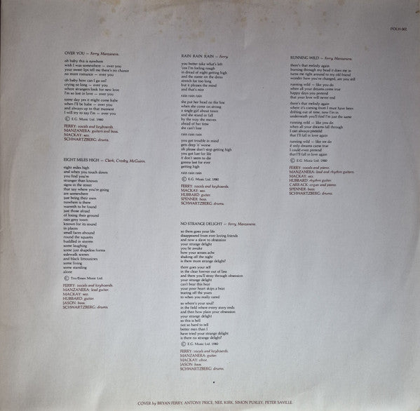 Roxy Music : Flesh + Blood (LP, Album)