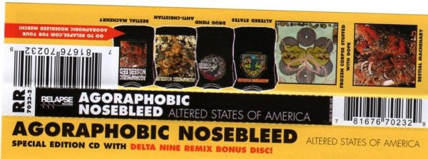 Agoraphobic Nosebleed : Altered States Of America / ANBRX Pharmaceuticals II (Minimax, Album, RE + Minimax, Rem)