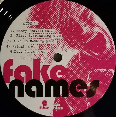 Fake Names : Fake Names (LP, Album)