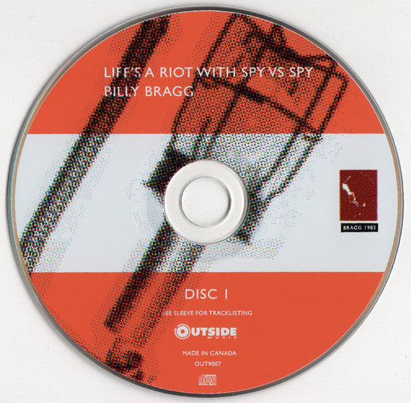 Billy Bragg : Life's A Riot With Spy Vs Spy (2xCD, Album, RE, S/Edition)