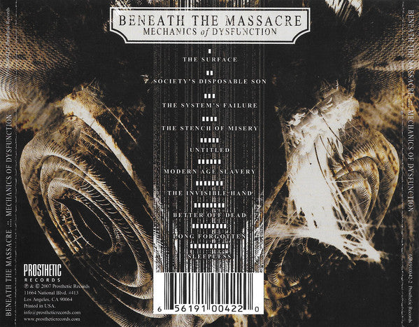 Beneath The Massacre : Mechanics Of Dysfunction (CD, Album)