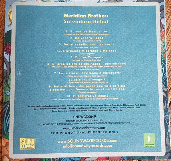 Meridian Brothers : Salvadora Robot (CD, Album, Promo)