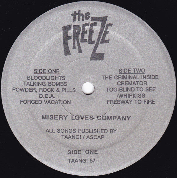 The Freeze : Misery Loves Company (LP, Album)