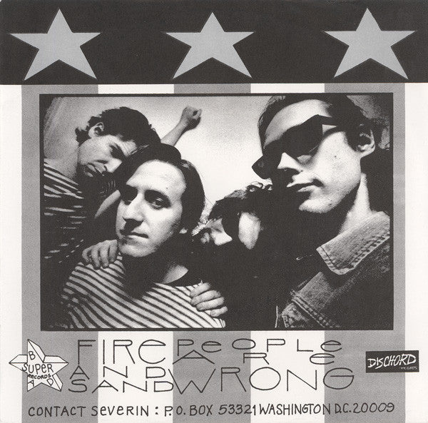 Severin : Fire And Sand / People Are Wrong (7")