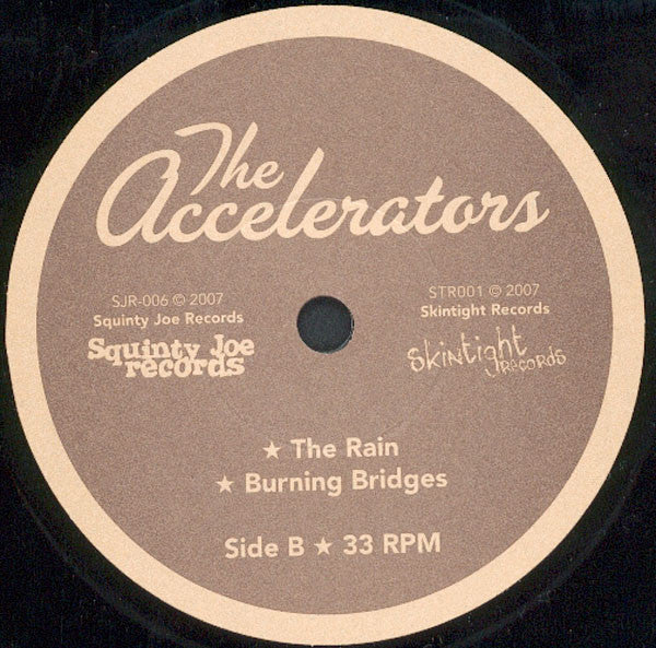The Accelerators (3) : My Baby Is An Undertaker (7", EP + CDr, EP)