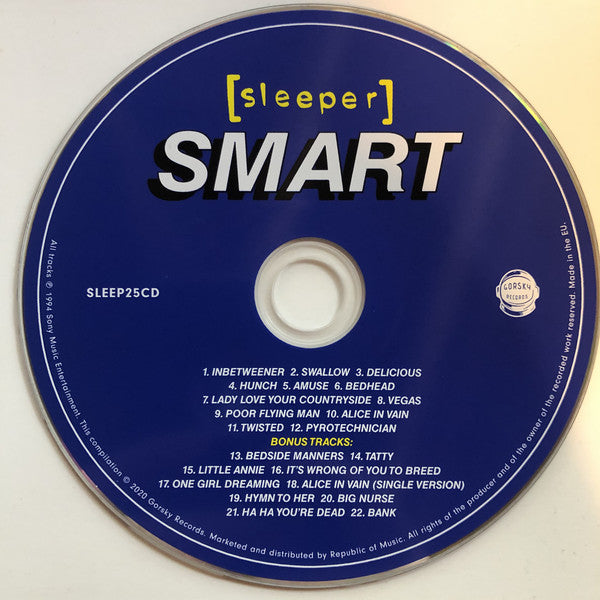 Sleeper (2) : Smart (CD, Album, Comp, RE)