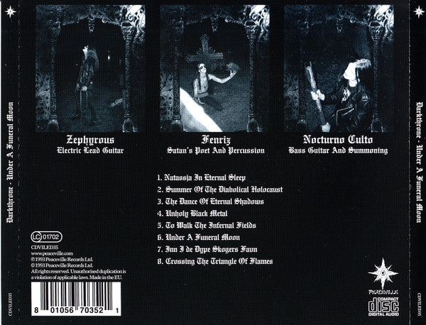 Darkthrone : Under A Funeral Moon (CD, Album, RE, RM)