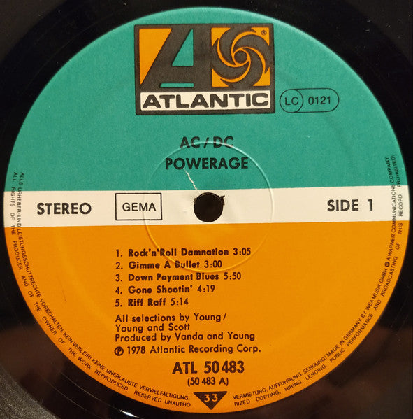 AC/DC : Powerage (LP, Album, RP)