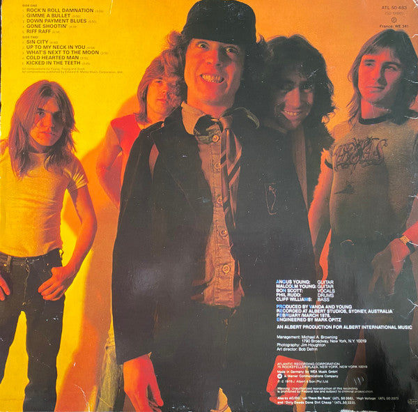 AC/DC : Powerage (LP, Album, RP)
