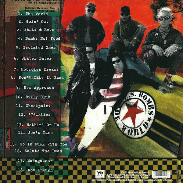 U.S. Bombs : The World (LP, Album)
