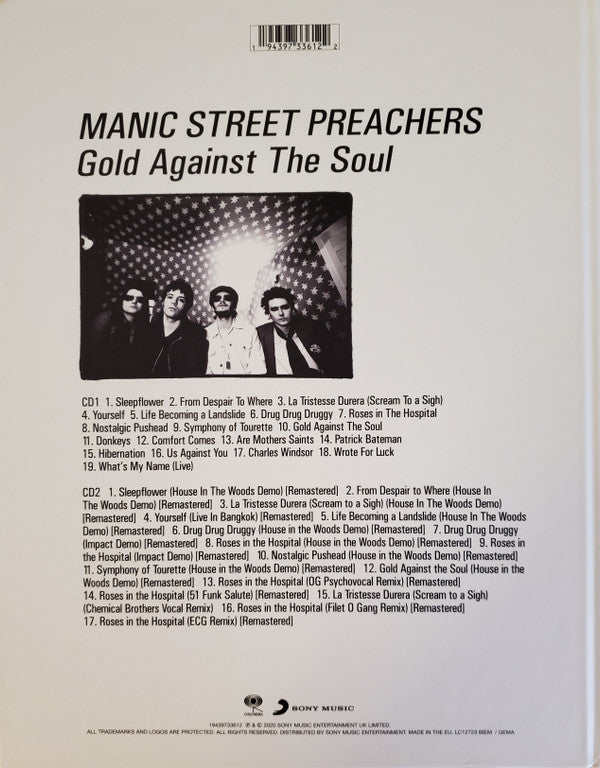 Manic Street Preachers : Gold Against The Soul (CD, Album, RE, RM + CD, Comp, RM + Dlx, Ltd, Dig)