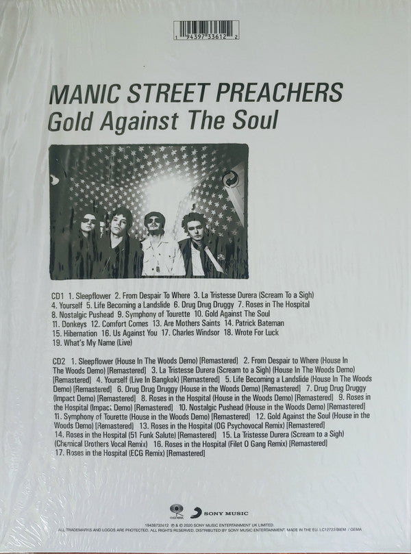 Manic Street Preachers : Gold Against The Soul (CD, Album, RE, RM + CD, Comp, RM + Dlx, Ltd, Dig)