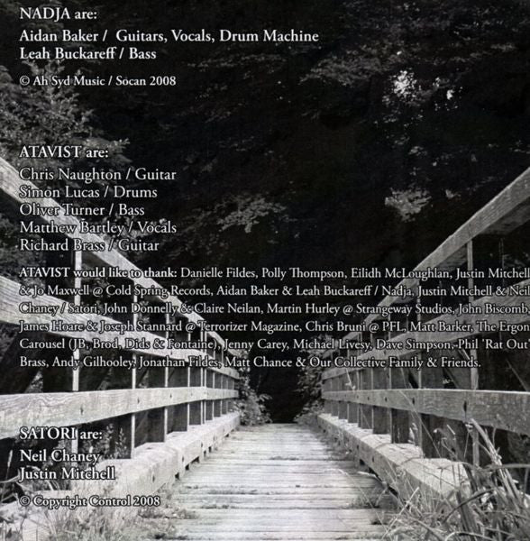 Nadja (5) - Atavist (2) - Satori (2) : Infernal Procession... And Then Everything Dies (CD, Album, Ltd)