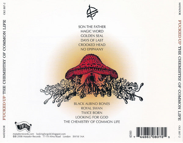 Fucked Up : The Chemistry Of Common Life (CD, Album)