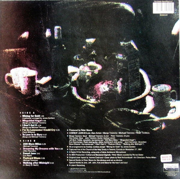 Cowboy Junkies : The Trinity Session (LP, Album)