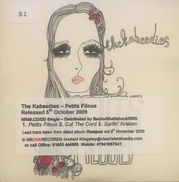The Kabeedies : Petite Filous (CD, Single)