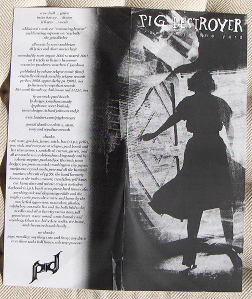 Pig Destroyer : Prowler In The Yard (LP, Album, Ltd, Pic)