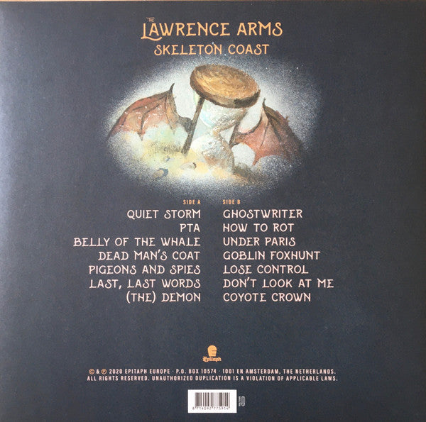 The Lawrence Arms : Skeleton Coast (LP, Album, Ltd, Pin)