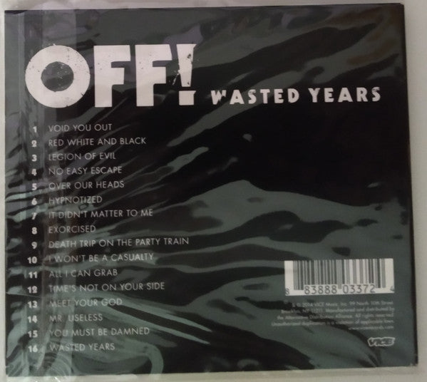 OFF! : Wasted Years (CD, Album, Dig)