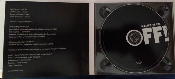OFF! : Wasted Years (CD, Album, Dig)