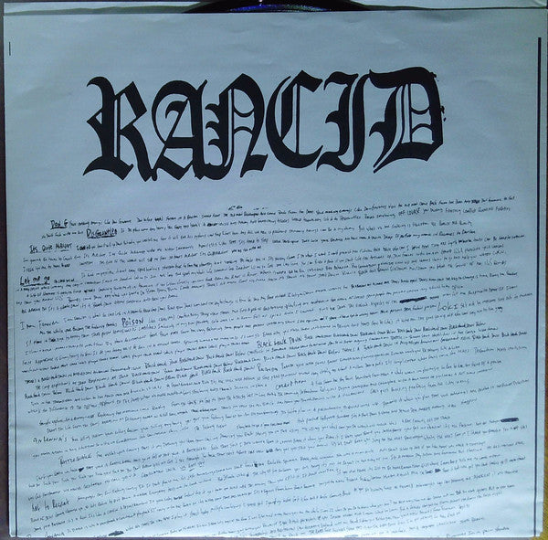 Rancid : Rancid (LP, Album)