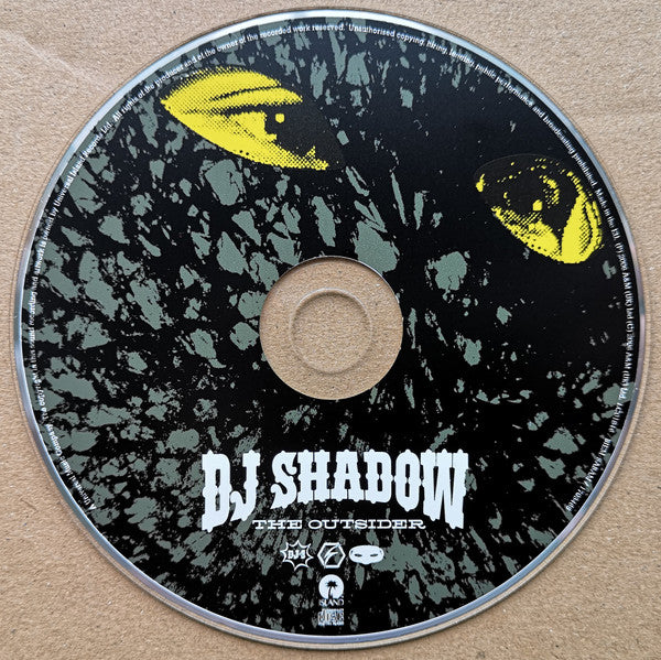 DJ Shadow : The Outsider (CD, Album, S/Edition, Sup)