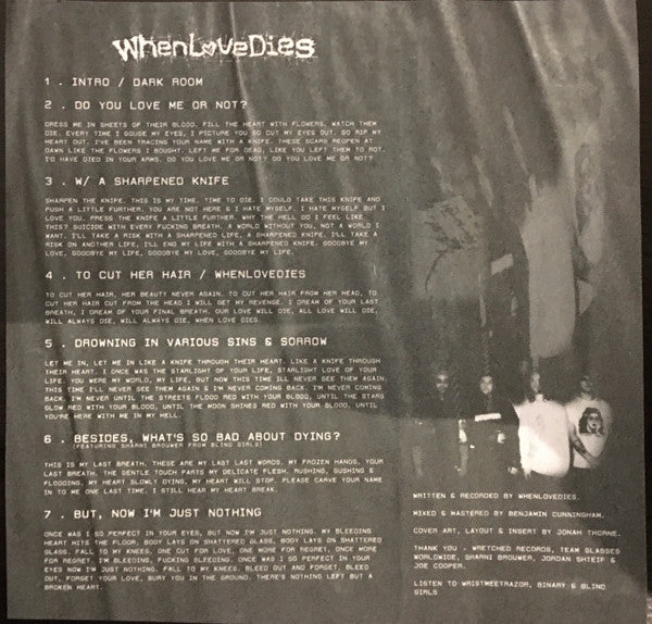 WhenLoveDies : WhenLoveDies (Cass, EP, Ltd, Num, Cle)