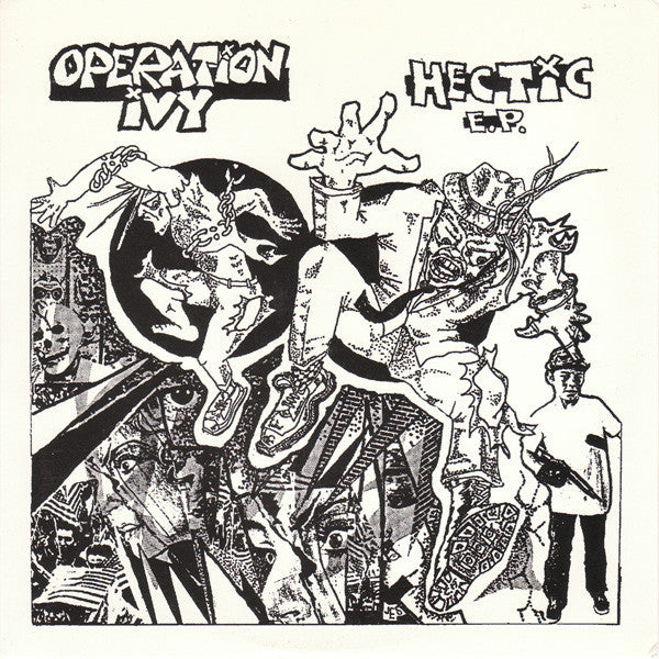 Operation Ivy : Hectic E.P. (7", EP, RP)