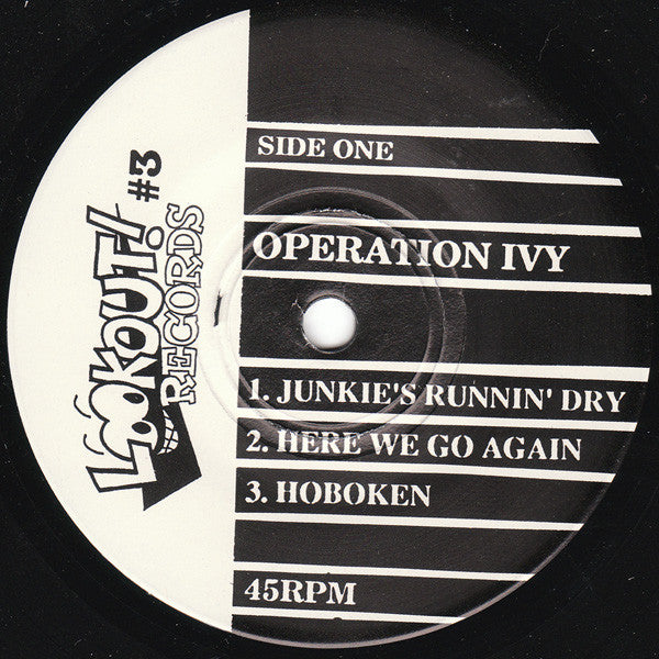 Operation Ivy : Hectic E.P. (7", EP, RP)