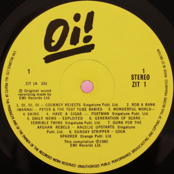 Various : Oi! The Album (LP, Album, Comp)