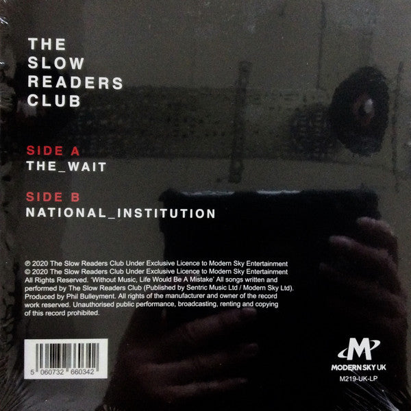 The Slow Readers Club : The Wait (7", Single, Red)