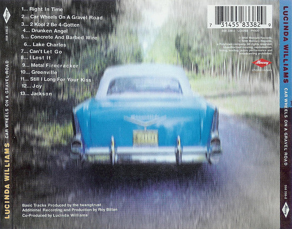Lucinda Williams : Car Wheels On A Gravel Road (HDCD, Album)