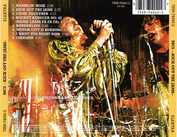 MC5 : Kick Out The Jams (CD, Album, RE)