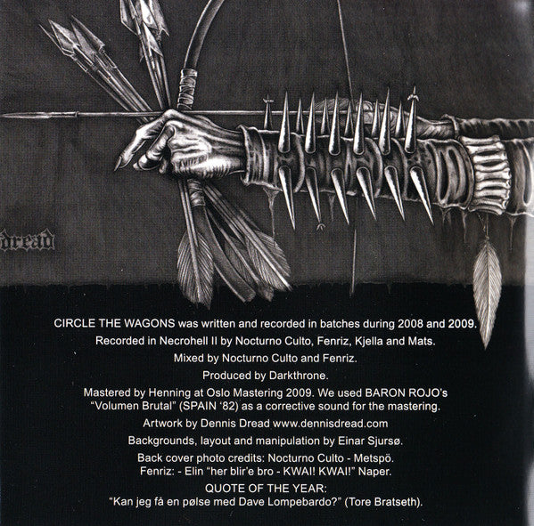 Darkthrone : Circle The Wagons (CD, Album, RE, Jew)