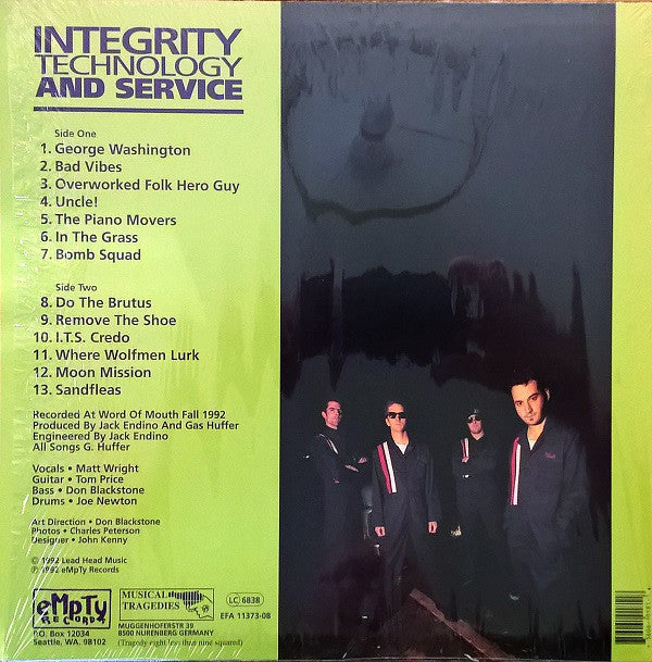 Gas Huffer : Integrity Technology And Service (LP, Album)