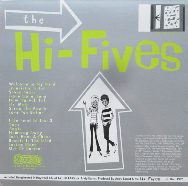 The Hi-Fives : Welcome To My Mind (LP, Album)