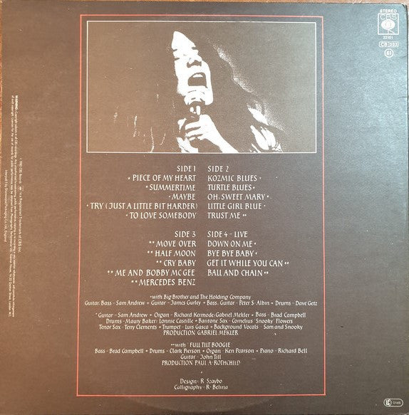 Janis Joplin : Anthology (2xLP, Comp, Gat)