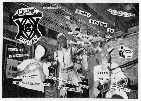 The Satanic Togas : X-Ray Vision (LP, Album, Ltd)