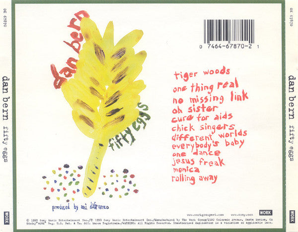 Dan Bern : Fifty Eggs (CD, Album)