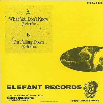 The Waking Hours : What You Don't Know (7", Single, Yel)