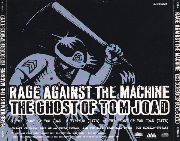 Rage Against The Machine : The Ghost Of Tom Joad (CD, Promo)