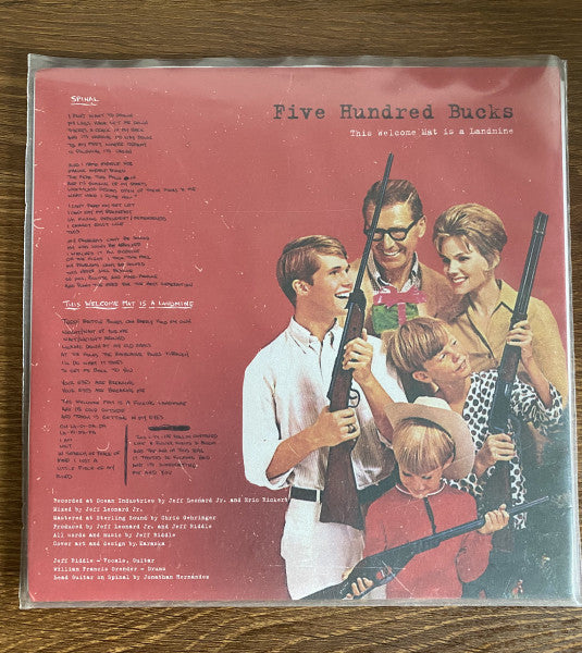 Five Hundred Bucks : This Welcome Mat Is A Landmine (7", EP, Col)