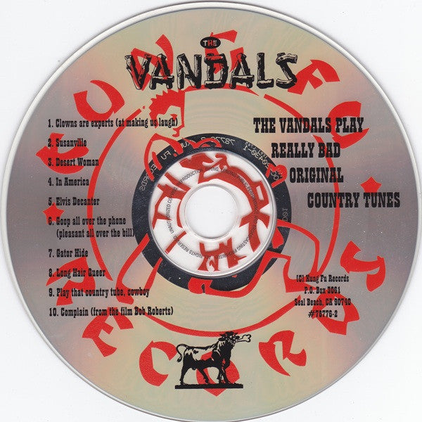 The Vandals : Play Really Bad Original Country Tunes (CD, Album, RE)